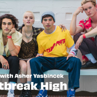 “I had always wanted to shave my head.” Asher Yasbincek Facetimes us to talk shaving her head on screen and all things Harper in Heartbreak High