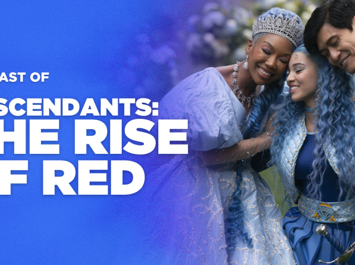 “I feel like I can learn something from every single person a part of this production.” The cast members of Descendants: The Rise of Red give their flowers to one another for their performances in the film