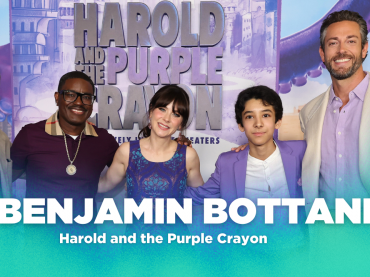 “This movie is for everyone.” Benjamin Bottani tells us why you should go see Harold and the Purple Crayon in theaters