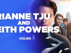 Uglies cast members Brianne Tju and Keith Powers take turns describing each other’s characters in new Netflix film adaptation of bestselling series