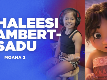 Moana 2 actress Khaleesi Lambert-Tsuda talks meeting Auli’i Cravahlo and playing Simea, Moana’s fiery little sister